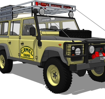 超精细汽车模型 路虎 Land Rover Defender